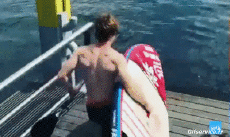 Humor -  Fun Sports Paddle Falls - Fail 