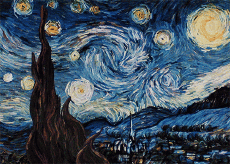 Umorismo -  Fun ARTE Pittore di artisti Van Gogh 