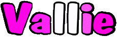 Vorname WEIBLICH  - UK - USA - IRL - AUS - NZ V Vallie 