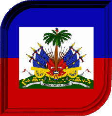 Flags America Haiti Square 
