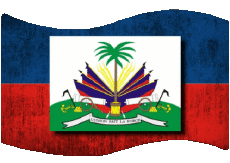 Drapeaux Amériques Haïti Rectangle 