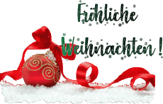 Mensajes Alemán Fröhliche  Weihnachten Serie 11 