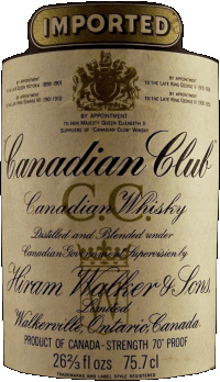 Boissons Whisky Canadian Club 