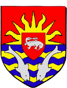 Blasone-Bandiere Francia Dipartimenti - Città 974 SAINT BENOIT 