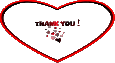 Mensajes Inglés Thank You Corazón 