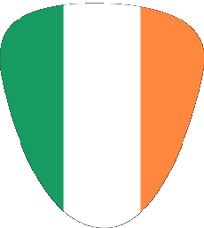 Drapeaux Europe Irlande Forme 