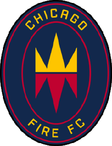 Sports Soccer Club America Logo U.S.A - M L S Chicago Fire FC 