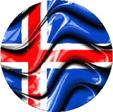 Bandiere Europa Islanda Tondo 