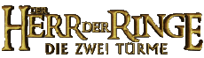 Multimedia Películas Internacional El Señor de los Anillos Las Do Torres Logotipo Alemán 