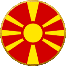 Bandiere Europa Macedonia Tondo 