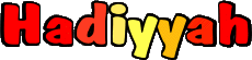 Prénoms FEMININ - Maghreb Musulman H Hadiyyah 