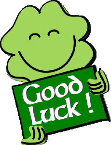 Messages Anglais Good Luck Fond Transparent 03 