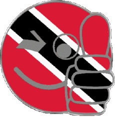 Fahnen Amerika Trinité et Tobago Smiley - OK 