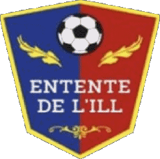 Sports FootBall Club France Logo Grand Est 67 - Bas-Rhin Entente De L'ILL 