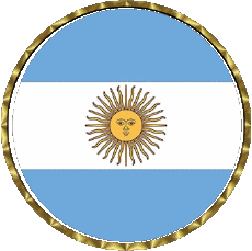 Banderas América Argentina Ronda - Anillos 