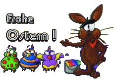 Mensajes Alemán Frohe Ostern 14 