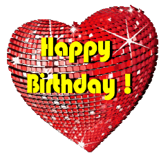 Mensajes Inglés Happy Birthday Heart 002 