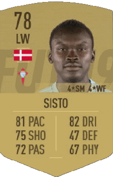 Multimedia Vídeo Juegos F I F A - Jugadores  cartas Dinamarca Pione Sisto 