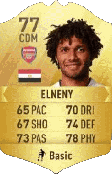 Multimedia Vídeo Juegos F I F A - Jugadores  cartas Egipto Mohamed Elneny 