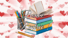 Messages Français Bonne Rentrée Fond Animé 006 