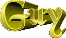 First Names MASCULINE - France G Guy 