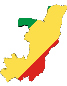 Fahnen Afrika Kongo Verschiedene 