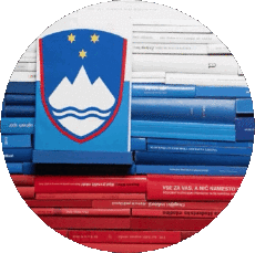 Flags Europe Slovenia Round 