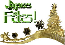 Mensajes Francés Joyeuses Fêtes (Noël) Serie 07 