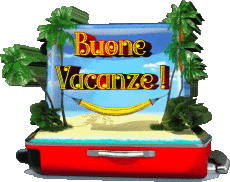 Mensajes Italiano Buone Vacanze Fondo transparente 19 