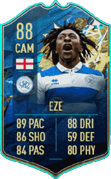 Multimedia Vídeo Juegos F I F A - Jugadores  cartas Angleterre Eberechi Eze 