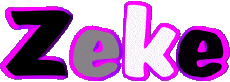 Prénoms MASCULIN - UK - USA Z Zeke 