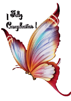 Mensajes Español Feliz Cumpleaños Mariposas 008 