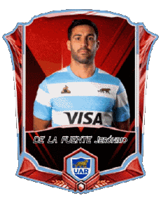 Deportes Rugby - Jugadores Argentina Equipo 2025 DE LA FUENTE Jerónimo 