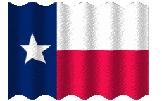 Drapeaux Amériques U.S.A - Etats Texas Ondulation 