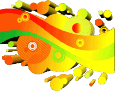 Messages French Bon Anniversaire Abstrait - Géométrique Transparent Background 009 