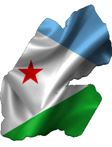 Drapeaux Afrique Djibouti Carte 