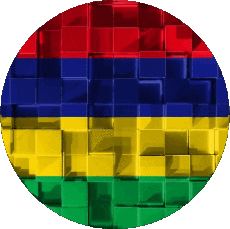 Banderas África Isla mauricio Ronda 