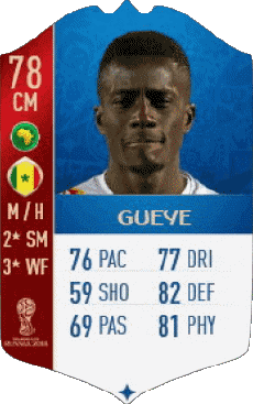 Multimedia Vídeo Juegos F I F A - Jugadores  cartas Senegal Idrissa Gueye 