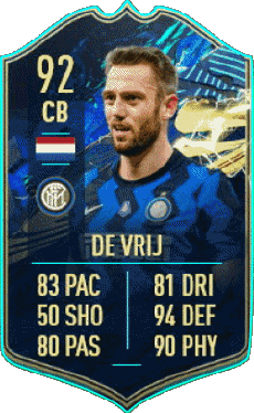 Multimedia Vídeo Juegos F I F A - Jugadores  cartas Países Bajos Stefan de Vrij 