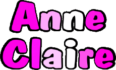First Names FEMININE - France A Composed Anne Claire 
