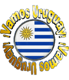 Mensajes Español Vamos Uruguay Bandera 