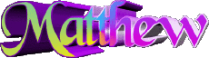 First Names MASCULINE -  UK - USA - IRL - AUS - NZ M Matthew 