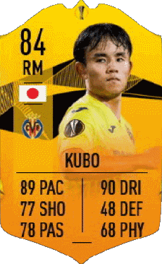 Multi Media Video Games F I F A - Card Players Japan Takefusa Kubo 
