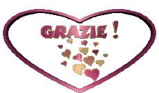 Mensajes Italiano Grazie Corazón 