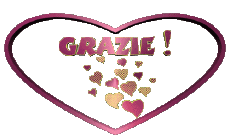 Messages Italian Grazie Heart 