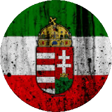 Flags Europe Hungary Round 