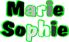 Vorname WEIBLICH - Frankreich M Zusammengesetzter Marie Sophie 