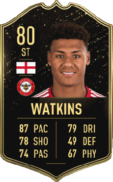 Multi Média Jeux Vidéo F I F A - Joueurs Cartes Angleterre Ollie Watkins 