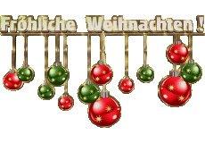 Messagi Tedesco Fröhliche  Weihnachten Serie 07 