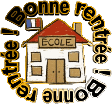 Mensajes Francés Bonne Rentrée Fondo transparente 06 